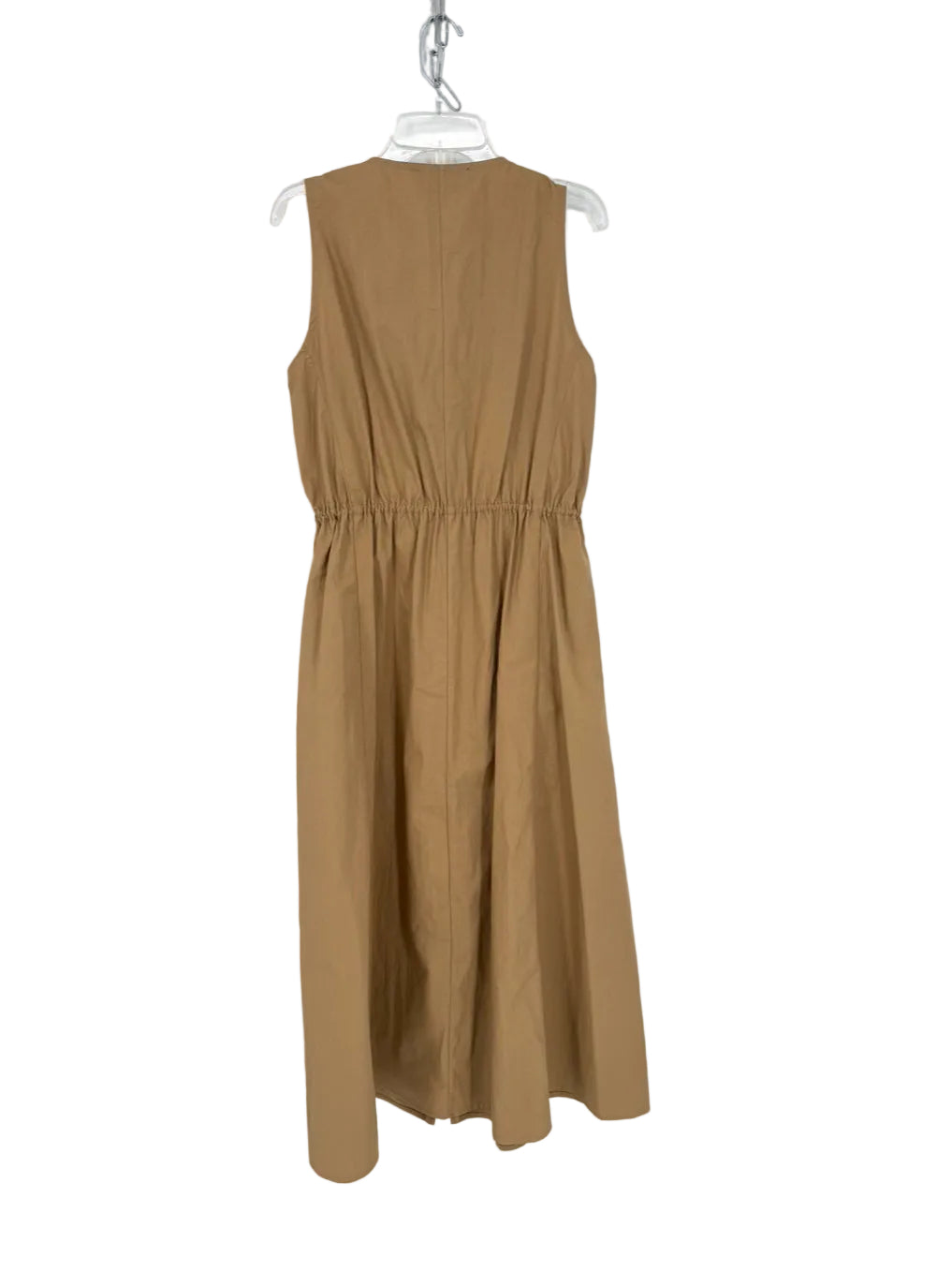 no 6 store Size Wmn's S Coffee Sleeveless Zipper Midi-Dress