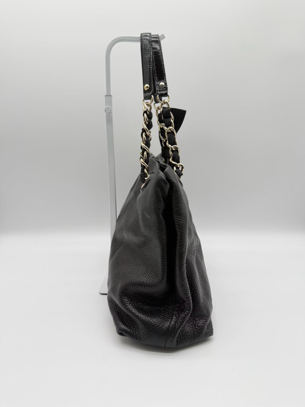 KATE SPADE Bow Regard Maryanne Black Leather Tote
