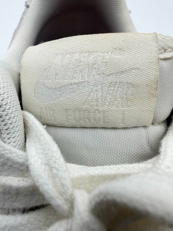 NIKE Air Force 1 Sparkle WMNS Size 8 White Sneakers