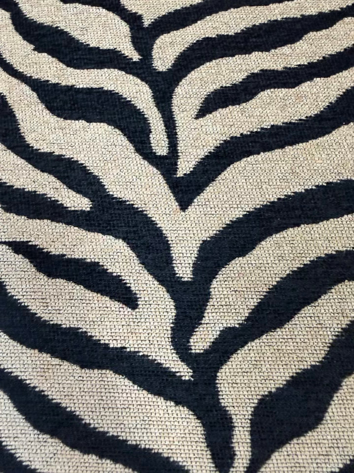 Tan & Black Animal Recliner Chair