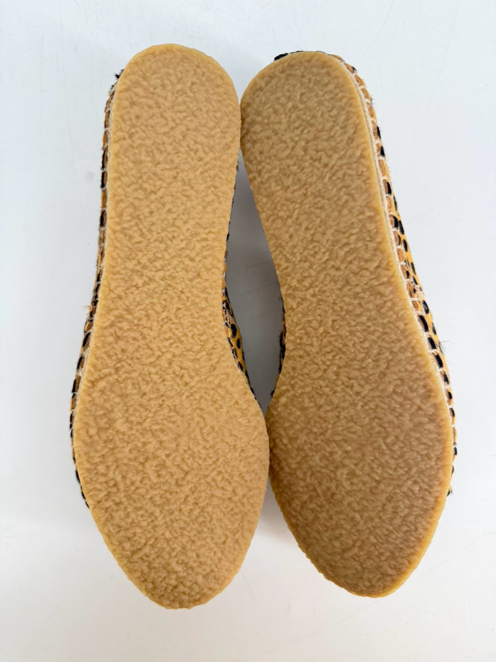 LOEFFLER RANDALL Size 8 Brown & Black Animal Print Espadrilles