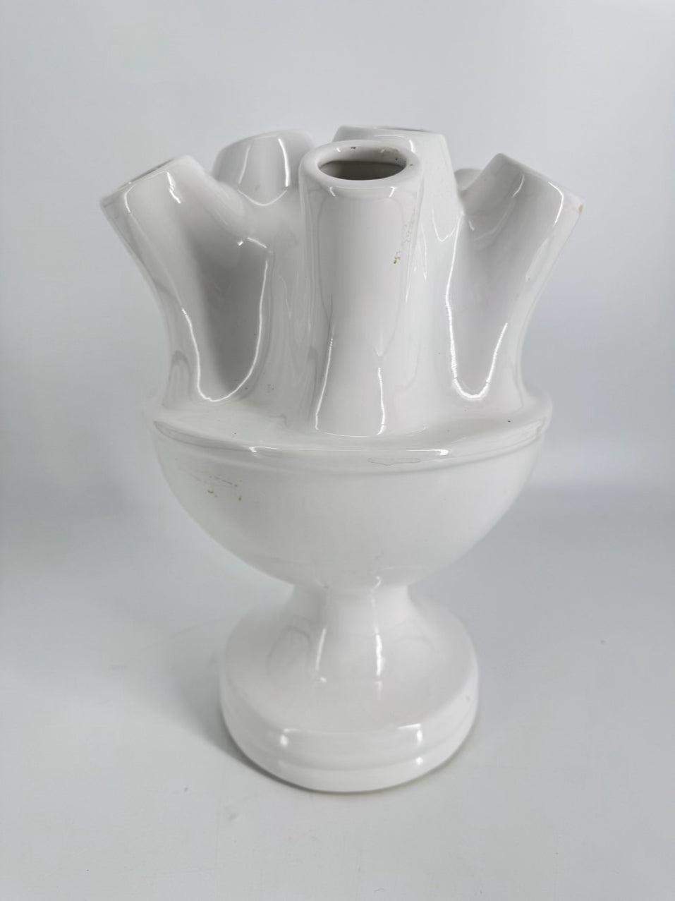 White Ceramic Tulipier Vase