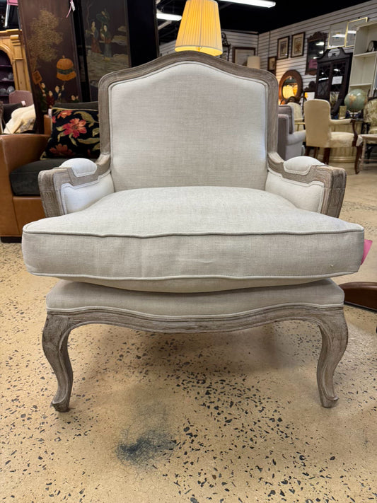 RESTORATION HARDWARE Cream Marseilles Chair