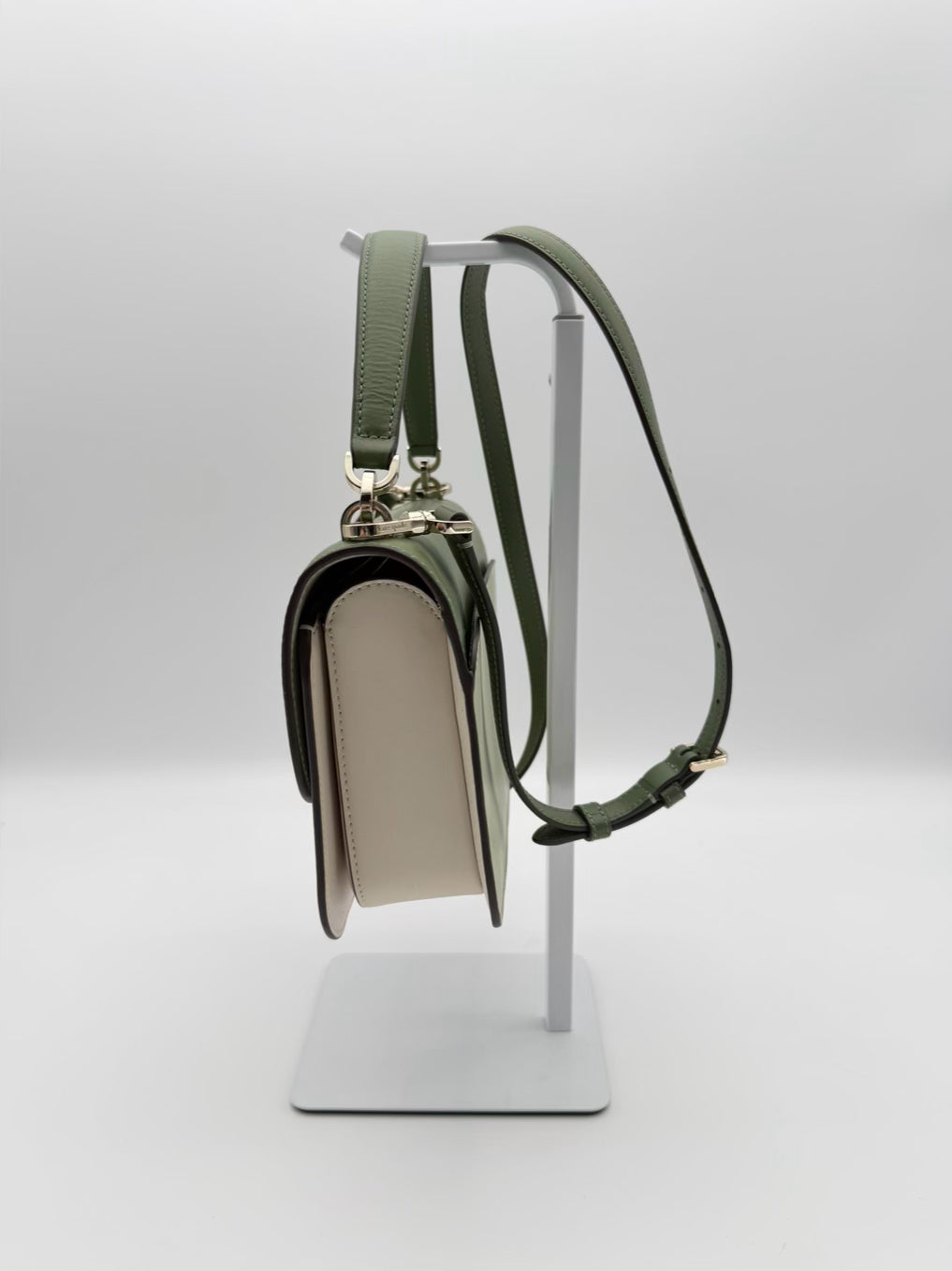 KATE SPADE Audrey Flap Mint Leather Crossbody Bag