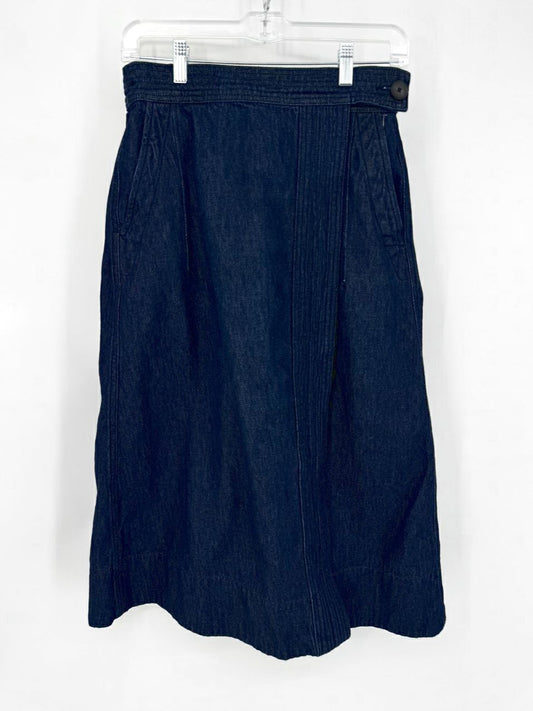 TOAST Size 10 Indigo Denim Skirt