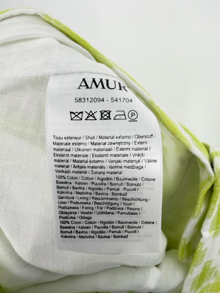 AMUR Size 12 Lime Print Pants NWT
