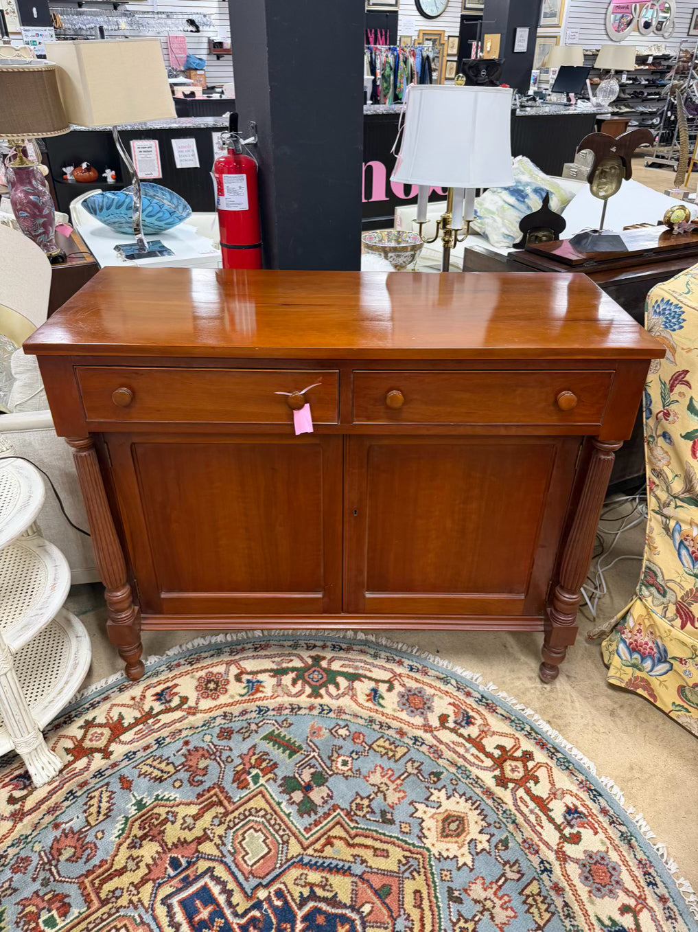 VINTAGE Buffet w/ 2 Drawers & Cabinet