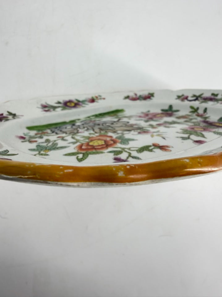 MINTON Porcelain Indian Tree Transfer Ware Platter
