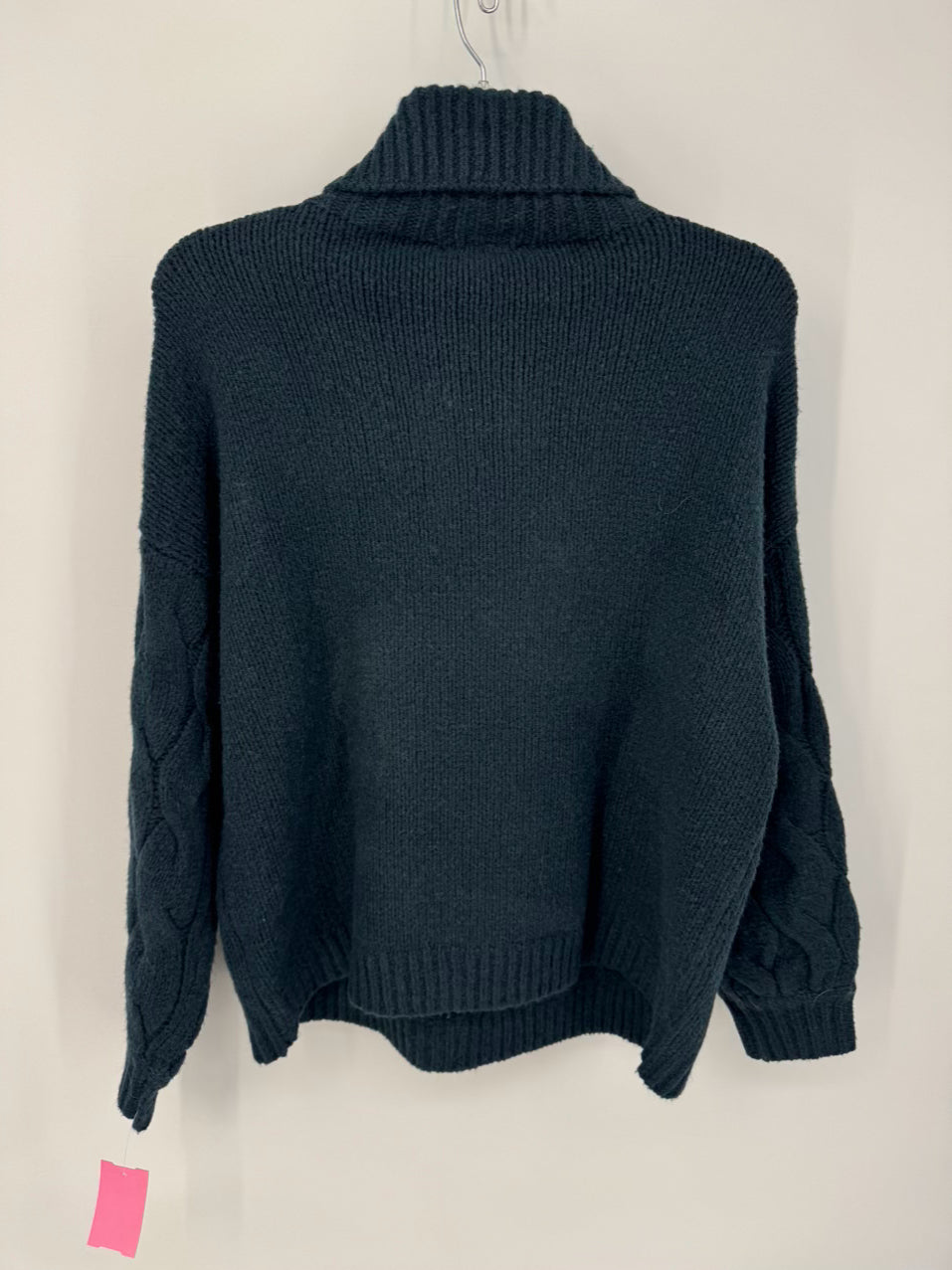 LINE AND DOT Size L Dark Teal Turtleneck Sweater NWT