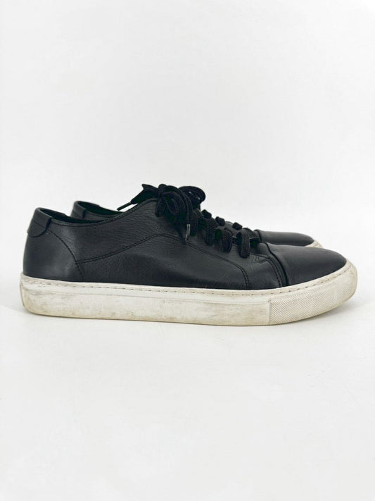 GARMENT PROJECT Size 44 Black Leather Sneakers