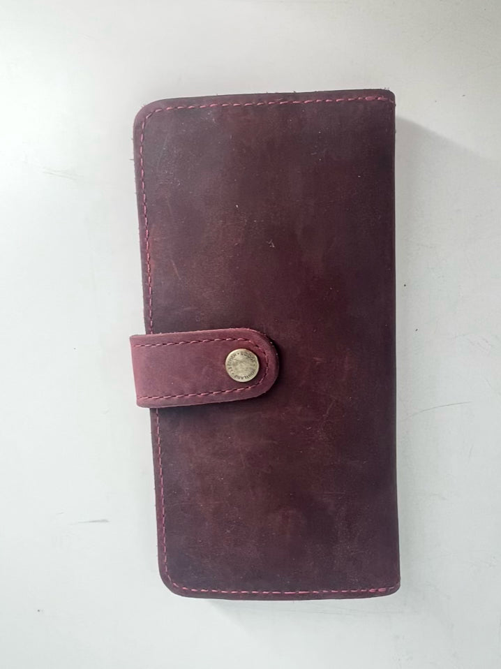 PORTLAND LEATHER CO. Oxblood Leather Tote Bag W/ Wallet