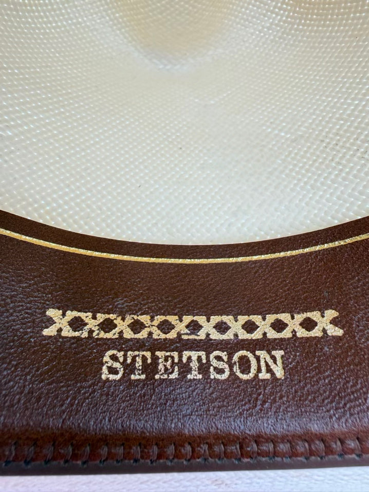 STETSON Grant T Cream Straw Cowboy Hat