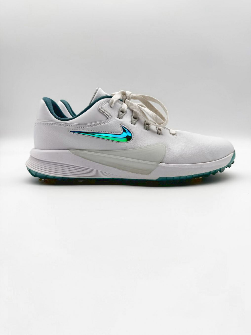 NIKE Victory Pro 4 MENS Size 12 White & Teal Golf Shoes