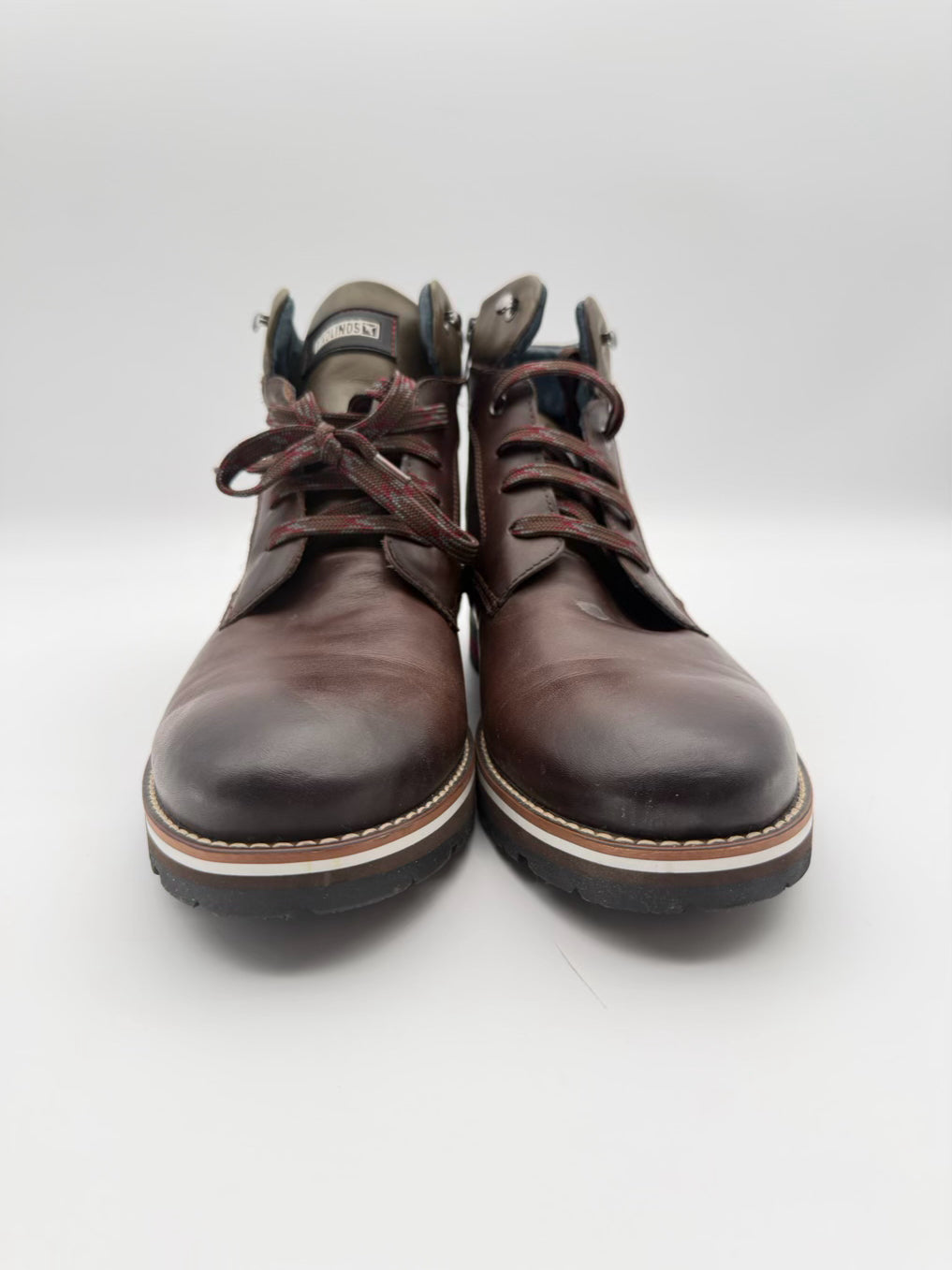 PIKOLINOS MENS Size 43 Chocolate Leather Boots