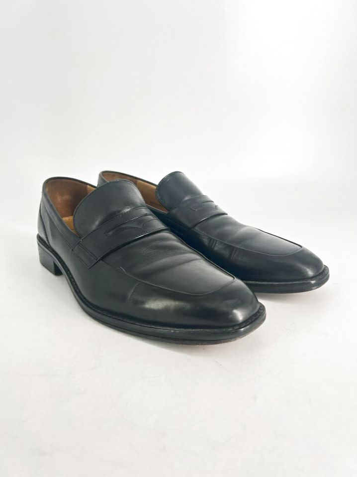 COLE HAAN Size 10.5 Black Leather Dress Shoes