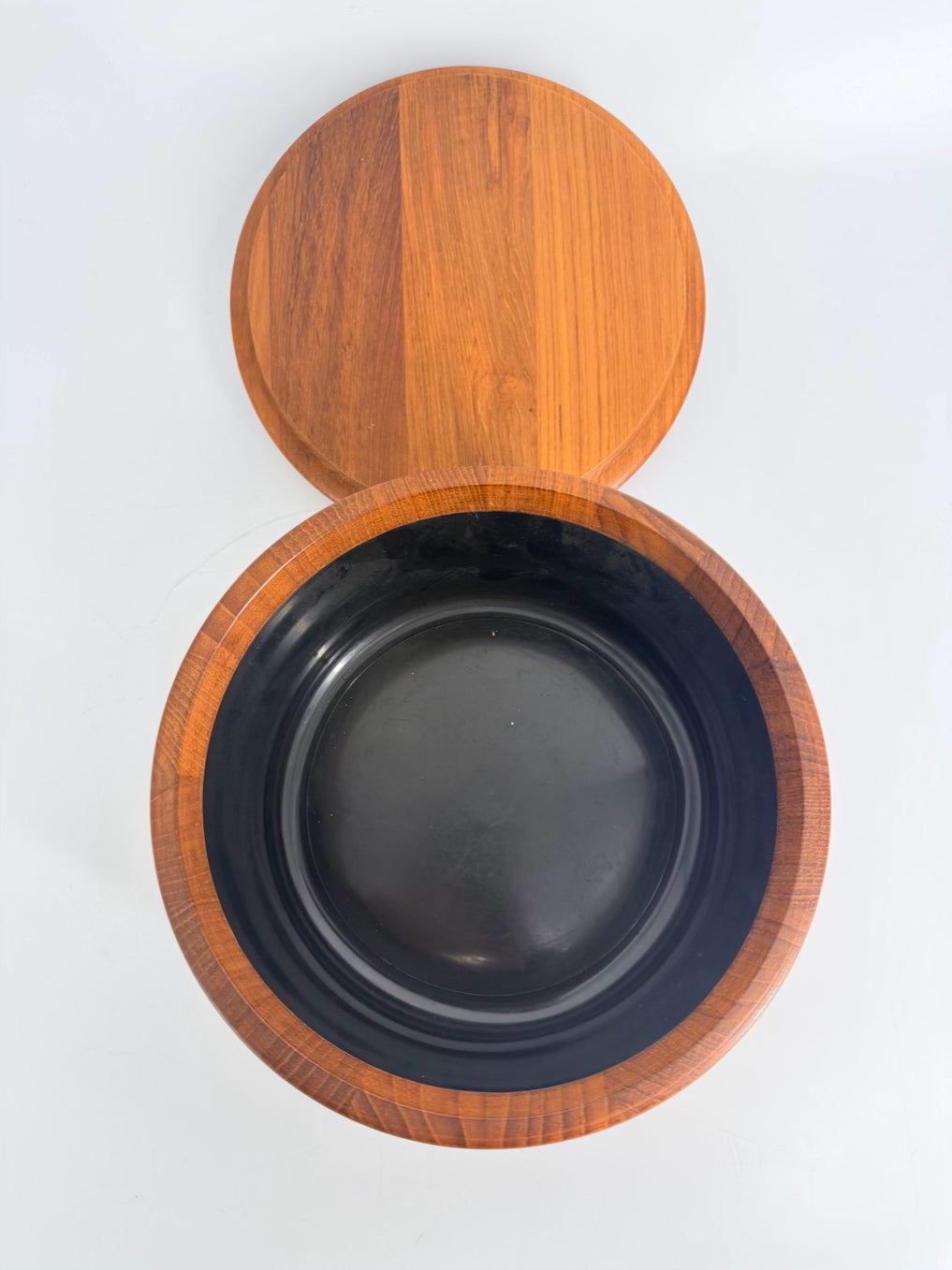 DANSK Brown Teak Ice Bucket