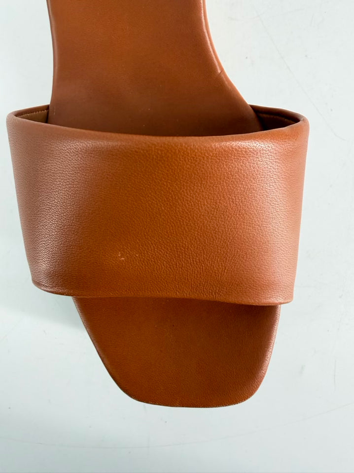 CLERGIE Size 39.5 Cognac Heels