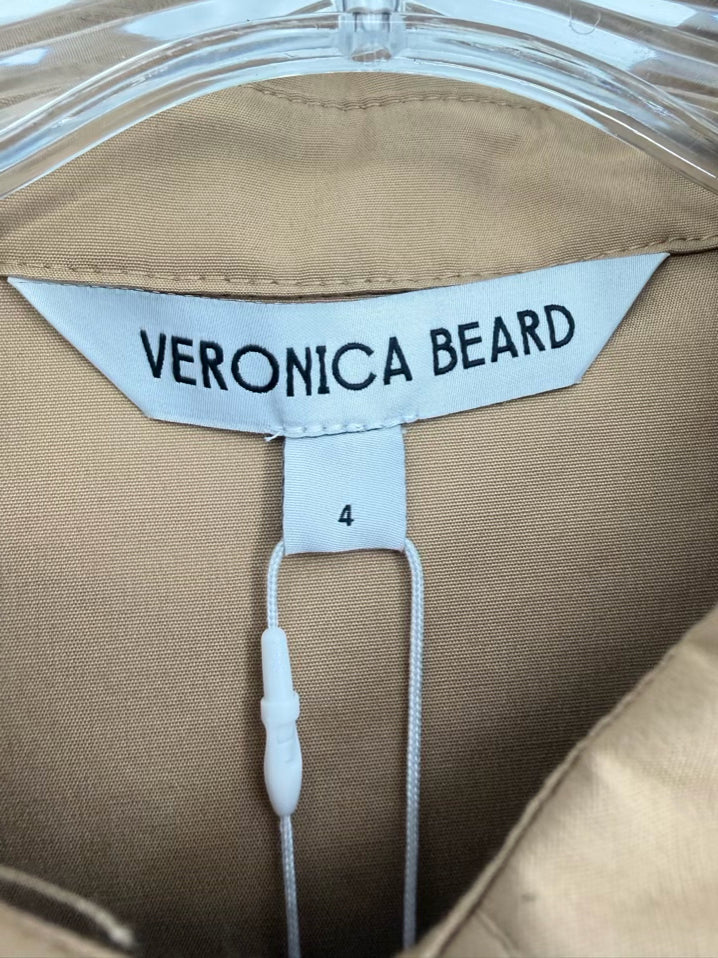VERONICA BEARD Size Wmn's 4 Khaki Dress