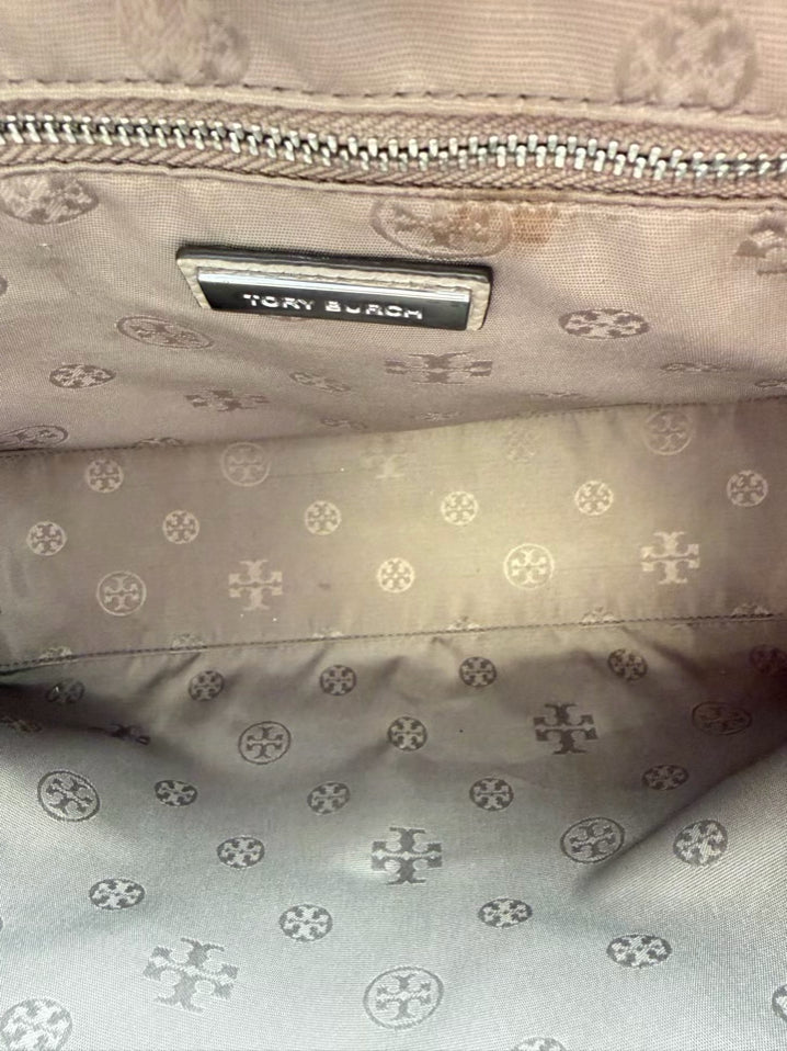 TORY BURCH Taupe Leather Purse