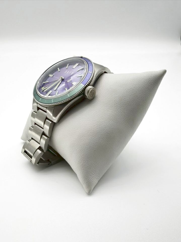 DUFA Purple Stainless Steel Automatic Watch