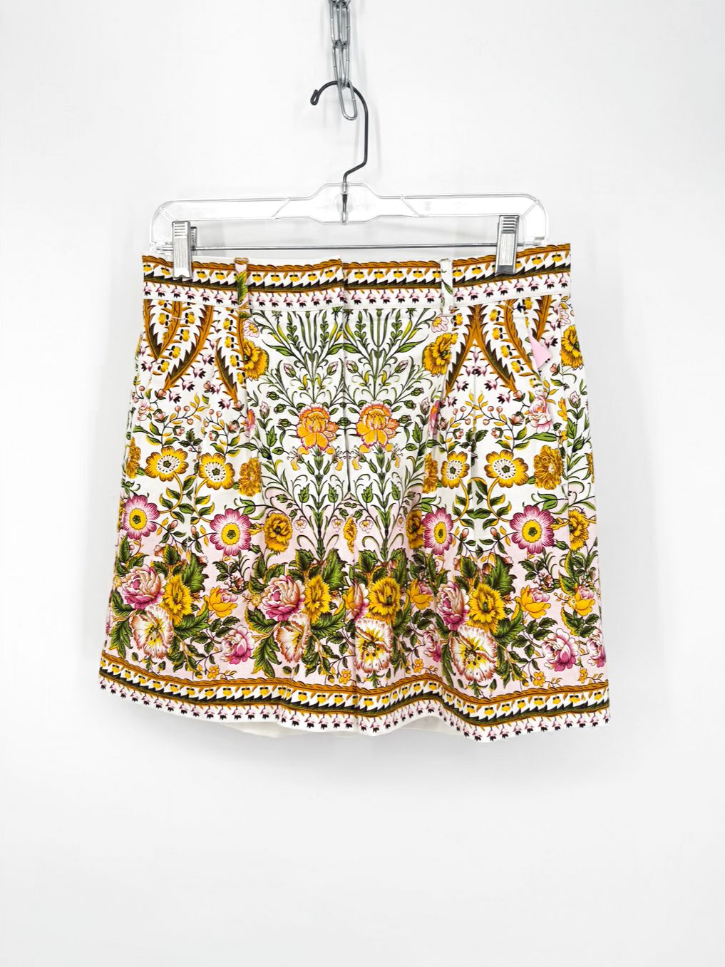 A LOVES A Size 8 Yellow & Green Floral Shorts NWT