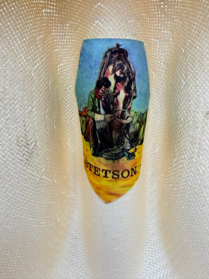 STETSON Grant T Cream Straw Cowboy Hat