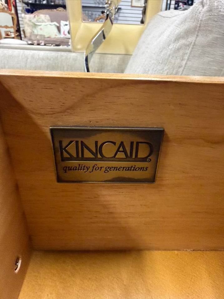 KINCAID Dark Wood Bachelors 3 Drawer Chest