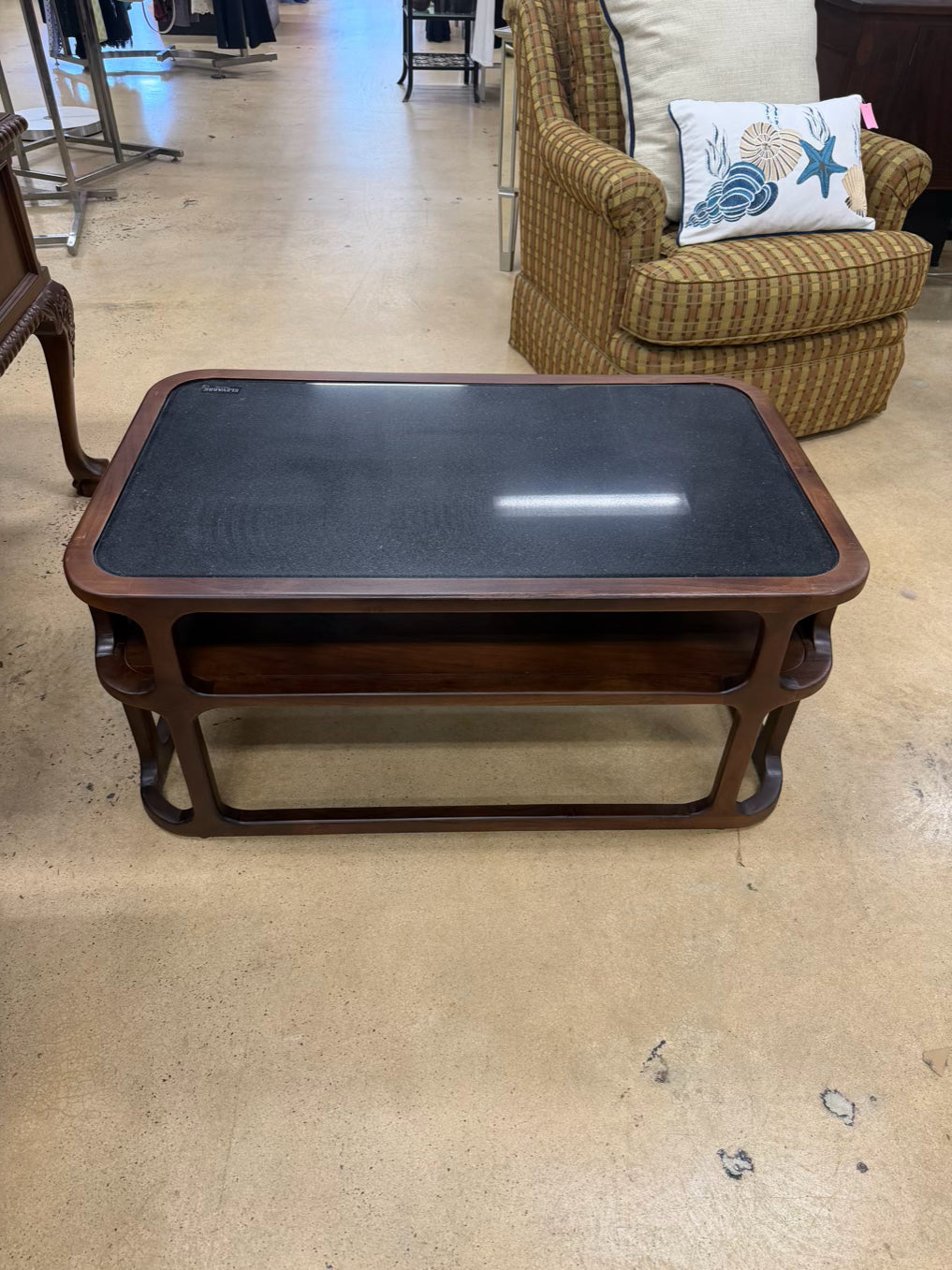 ELEVARRE Coffee Table w/ Marble Top