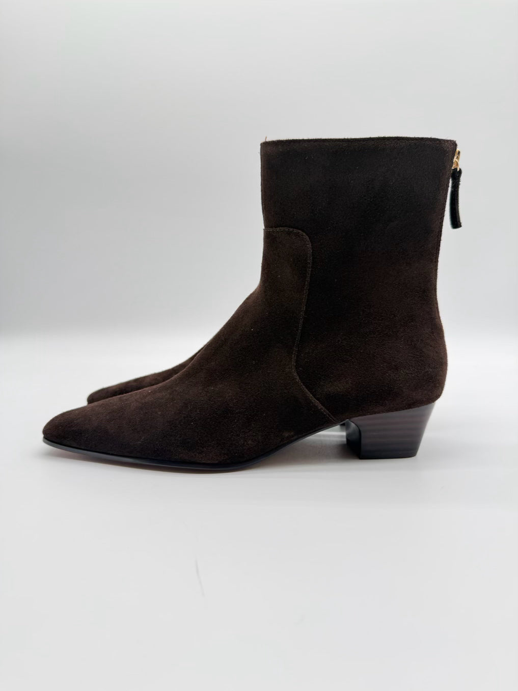 MADEWELL WMNS Size 6.5 Chocolate Leather Booties NWOT