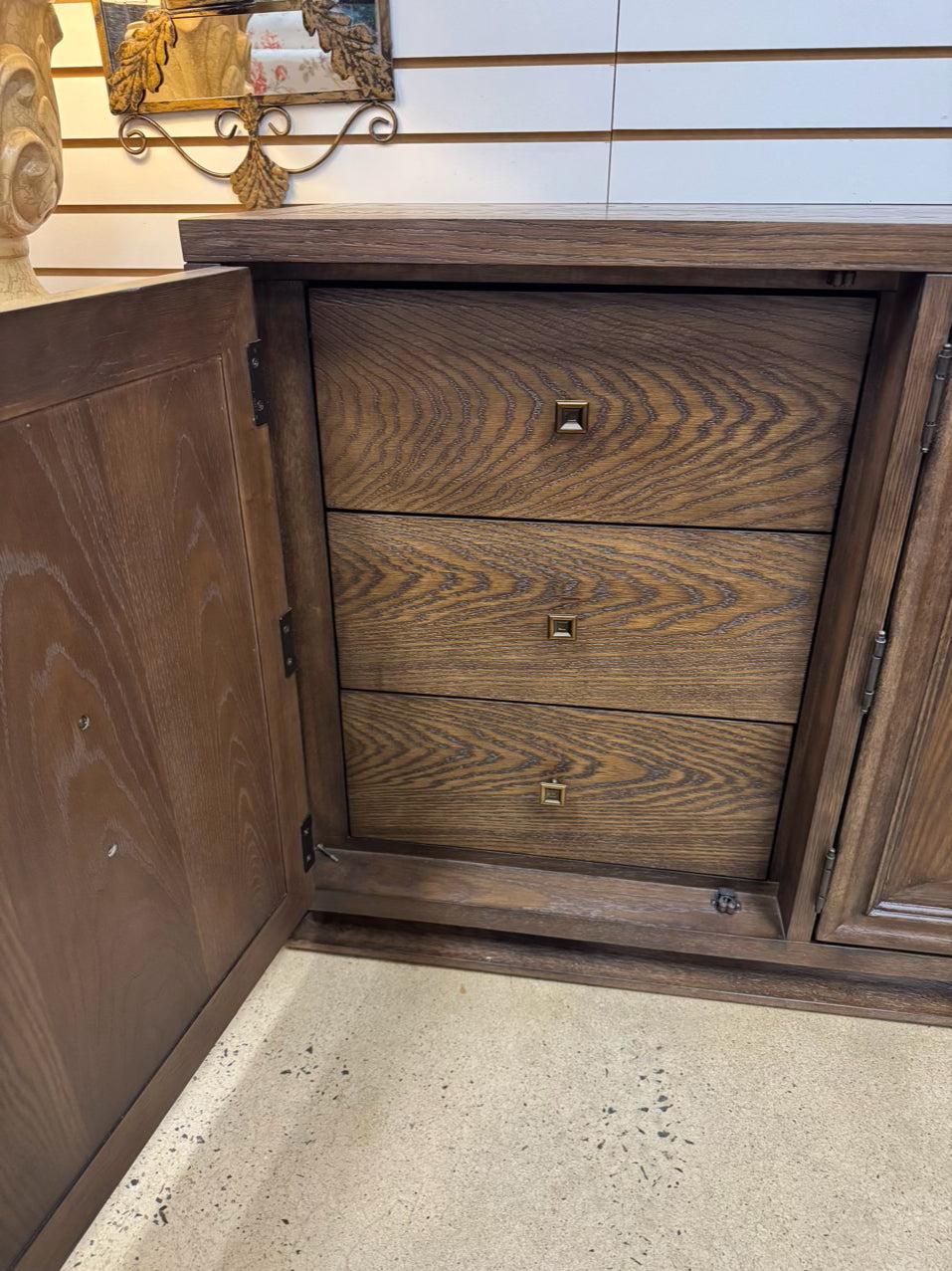 LEXINGTON HOME BRANDS Dark Oak Credenza