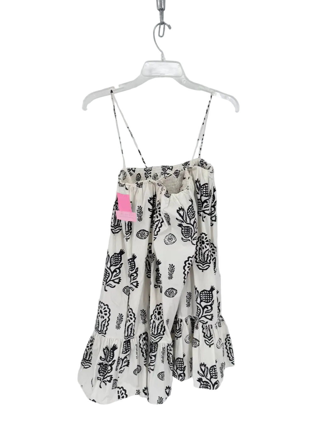 RHODE Wmn's Size XS Ivory & Black Print Sleeveless Dress NWT