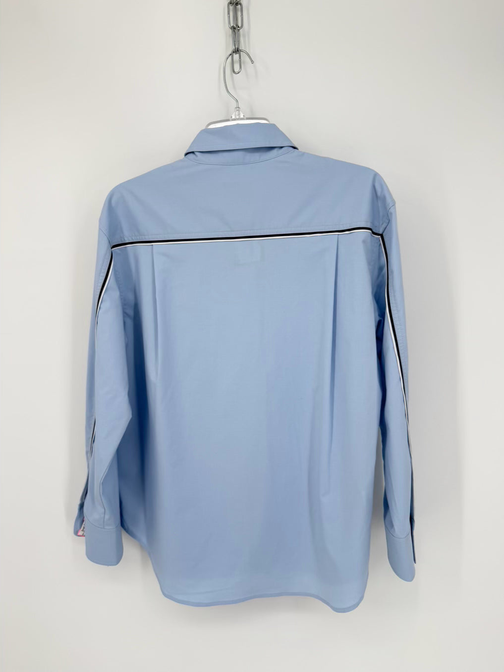 LYSSE Size M Powder Blue Blouse NWT