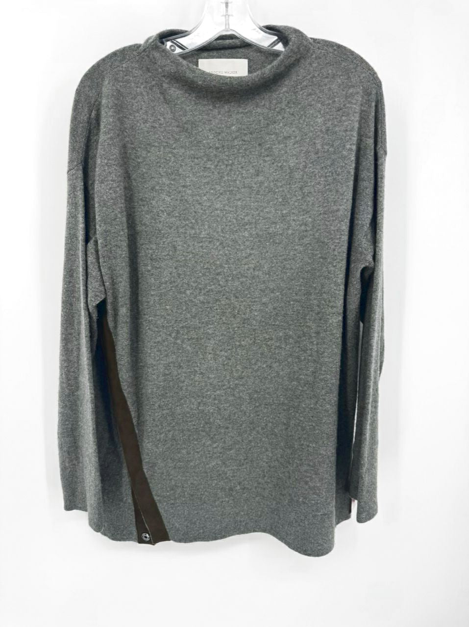 BROCHU WALKER Size M Gray Cashmere Sweater