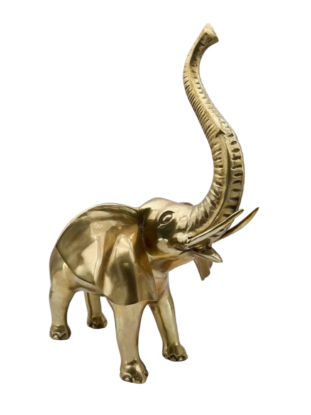 Large Elephant Brass Figure