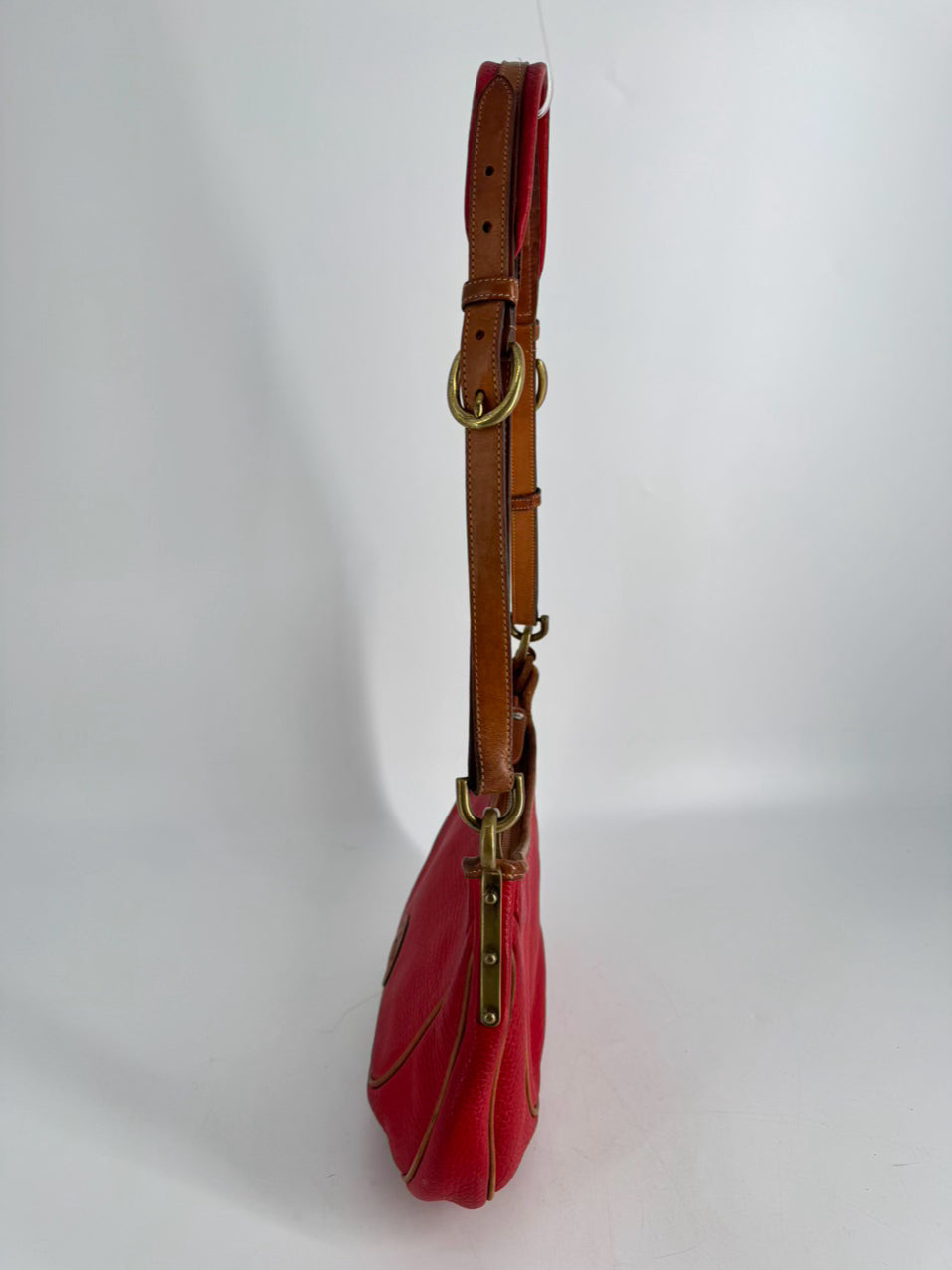 VINTAGE DOONEY & BOURKE Red & Brown Leather Purse