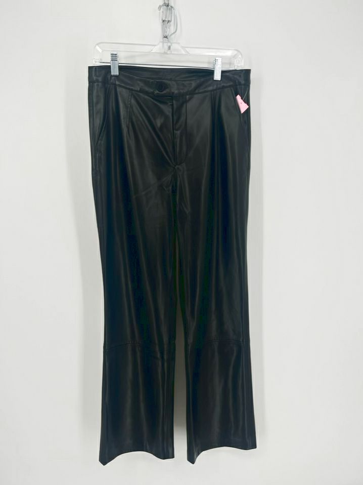 SUNDAYS By WEARESUNDAYS Size L Black Faux Leather Pants NWT