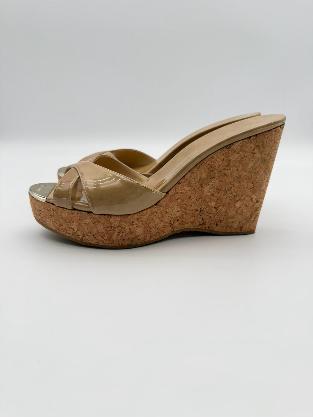 JIMMY CHOO Size WMNS 38 Natural Cork Wedge