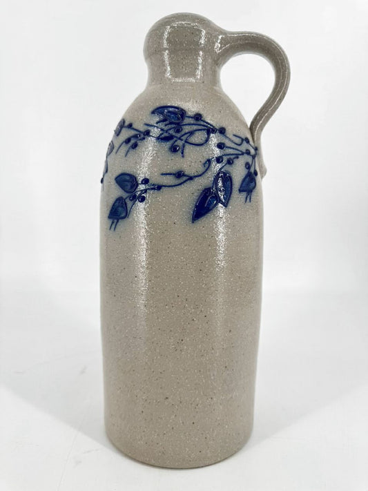 SALMON FALLS Gray & Blue Stoneware Jug