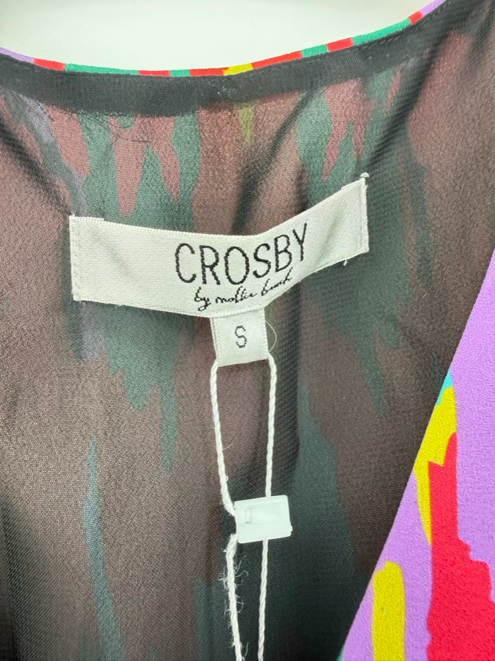 CROSBY BY MOLLIE BURCH Izzy Wmn's Size S Multi Color Dress NWT