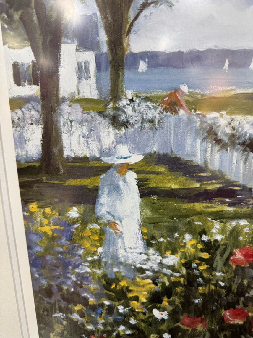 RAY ELLIS "Harbor Garden" Signed Print