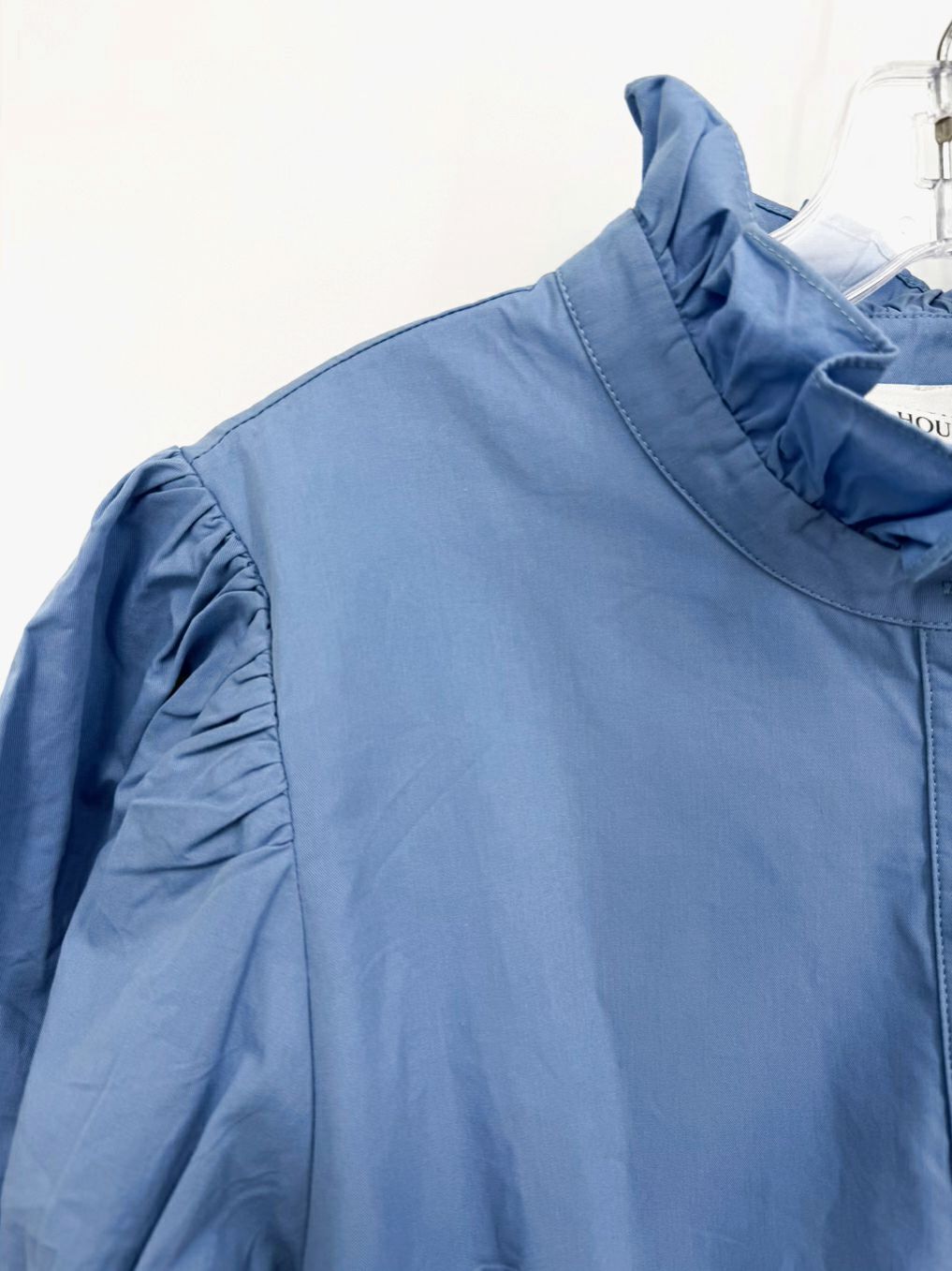 HYACINTH HOUSE Size XXL Blue Embroidered Blouse