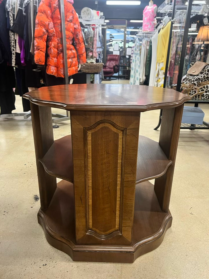 Brown Wood Occasional Table