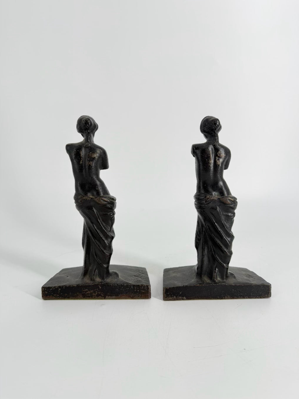 Black Iron Venus De Milo Pair of Book Ends
