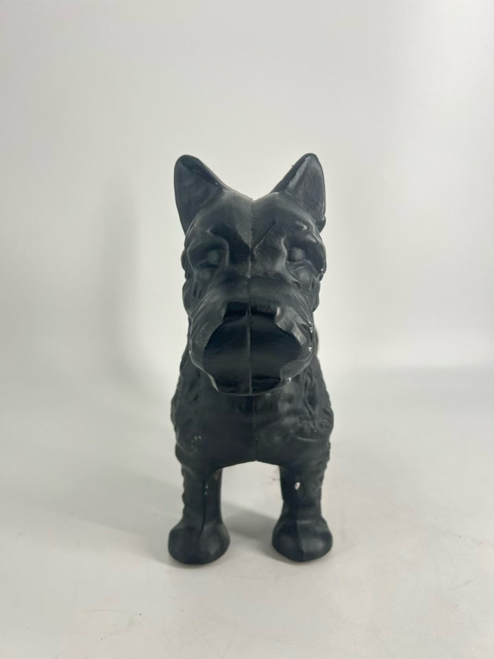 Black Cast Iron Scottie Dog Figure