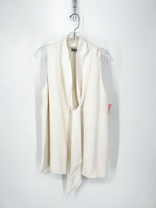 LAFAYETTE 148 Size 8 Cream Silk Sleeveless top