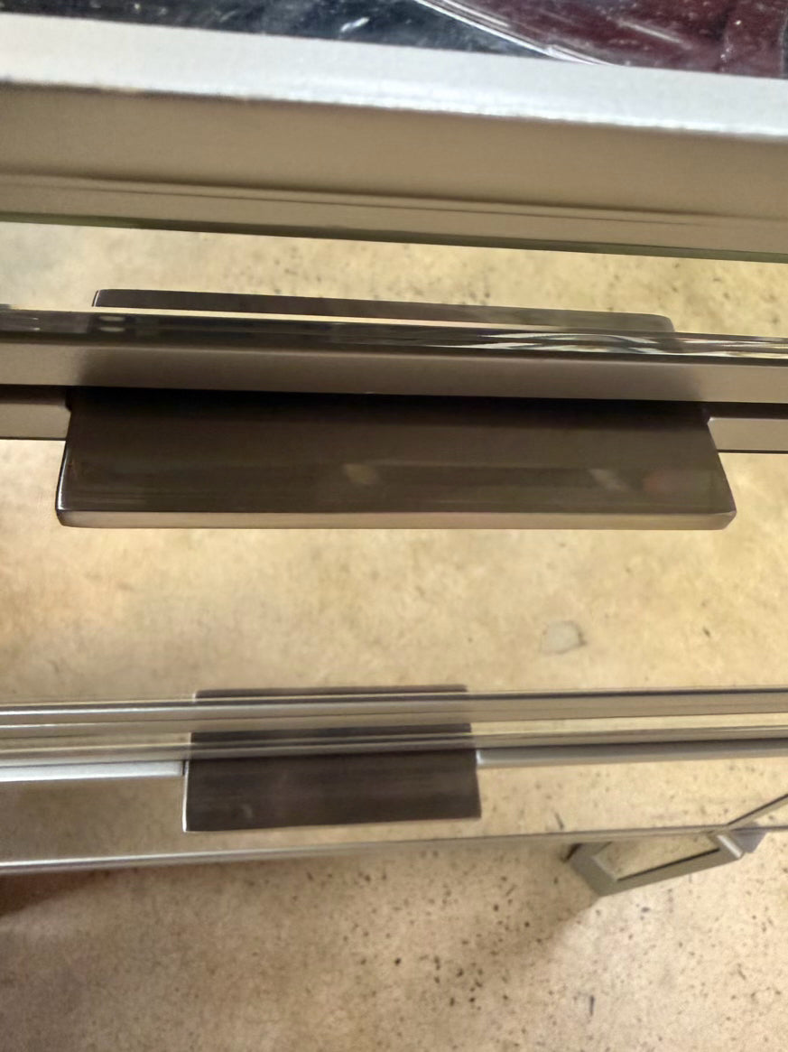 Mirrored End Table