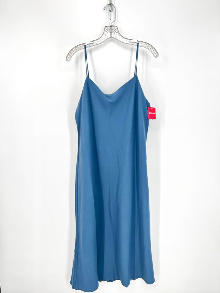 SPANX Size XL Slate Blue Sleeveless Dress NWT