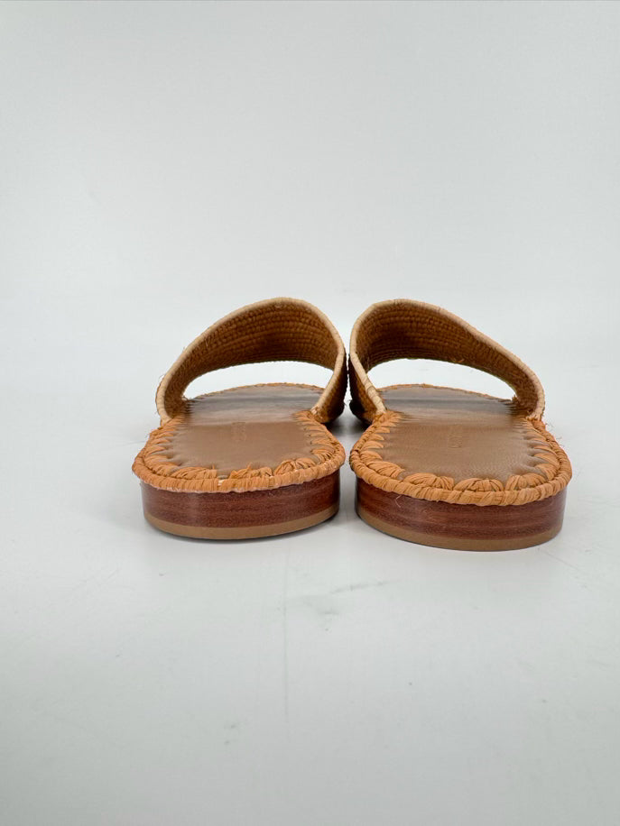 CARRIE FORBES Size 37 Natural Sandals