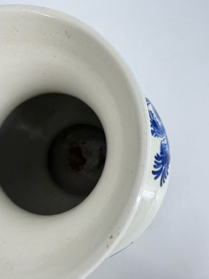 DELFT Blue & White Ceramic Vase