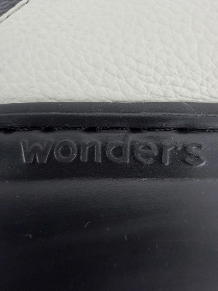 WONDERS Size 38 Black & White Loafers
